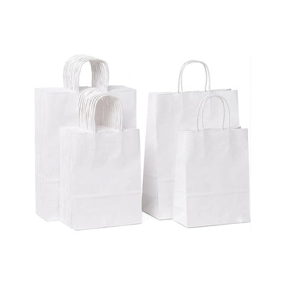 Bolsa de papel anónima asa rizada