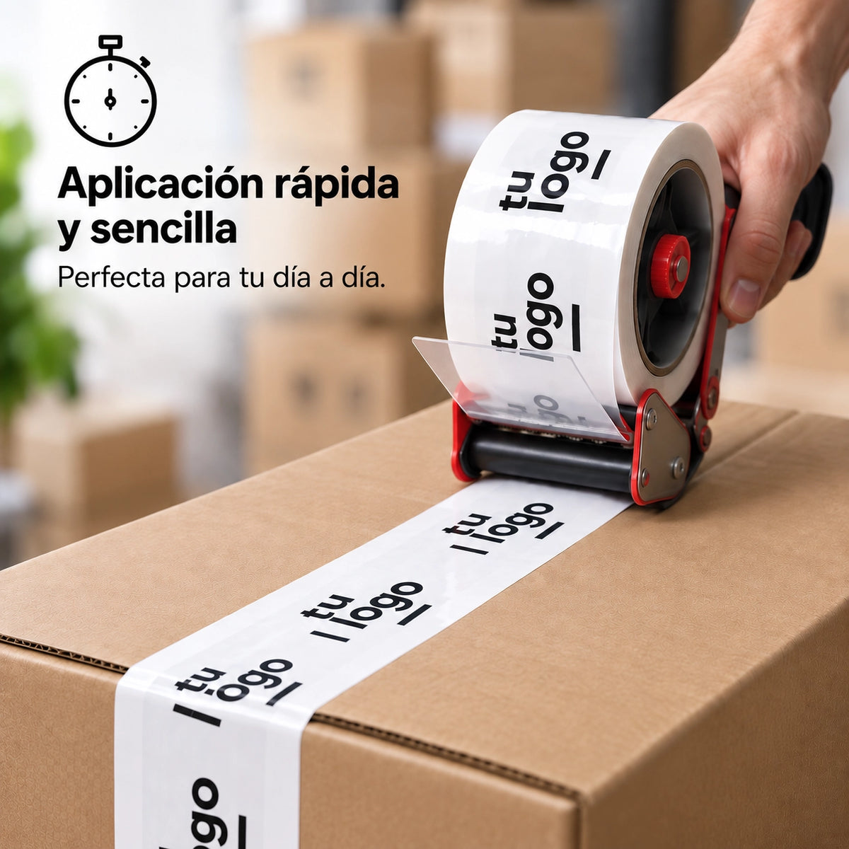 Cinta de embalar personalizada con logo