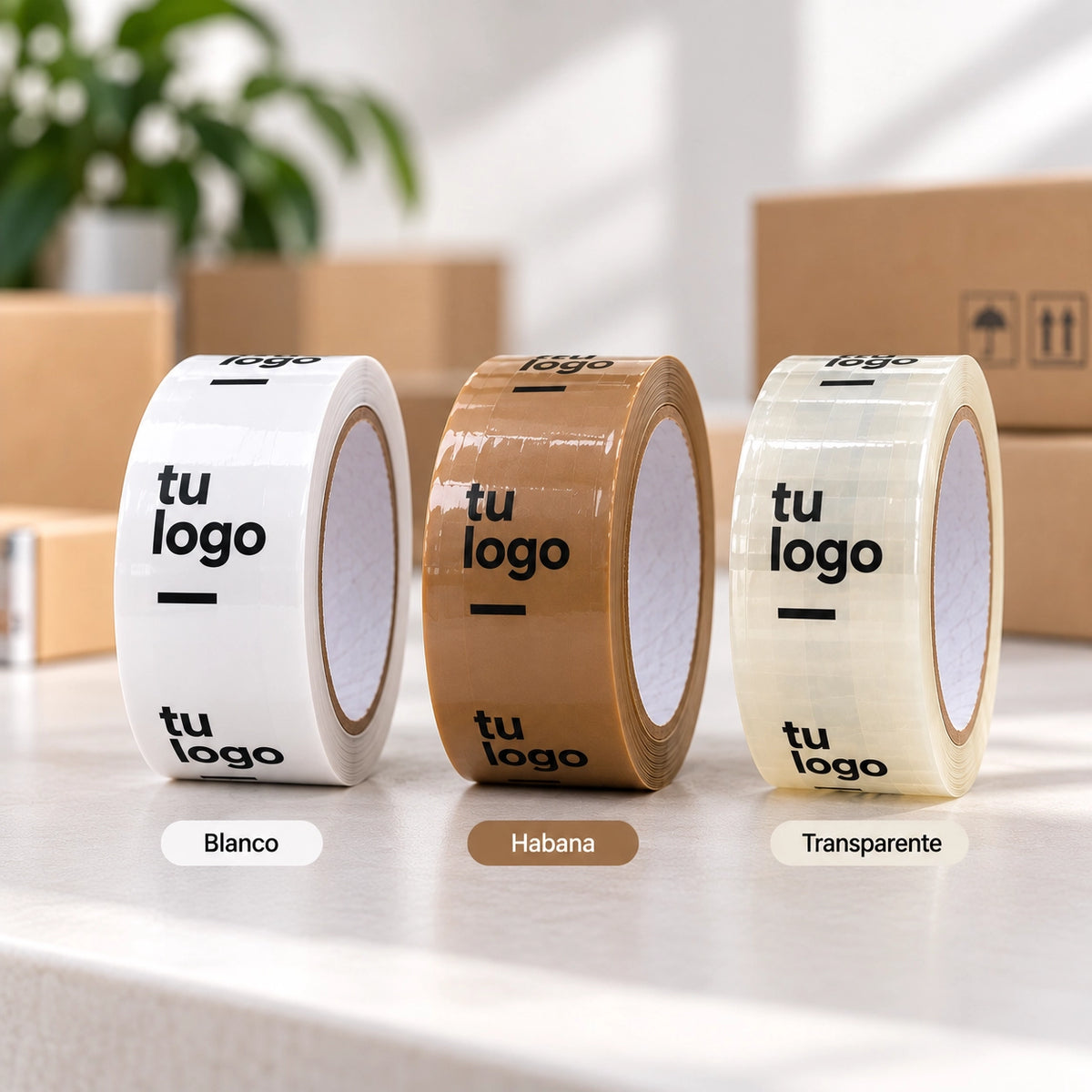 Cinta de embalar personalizada con logo